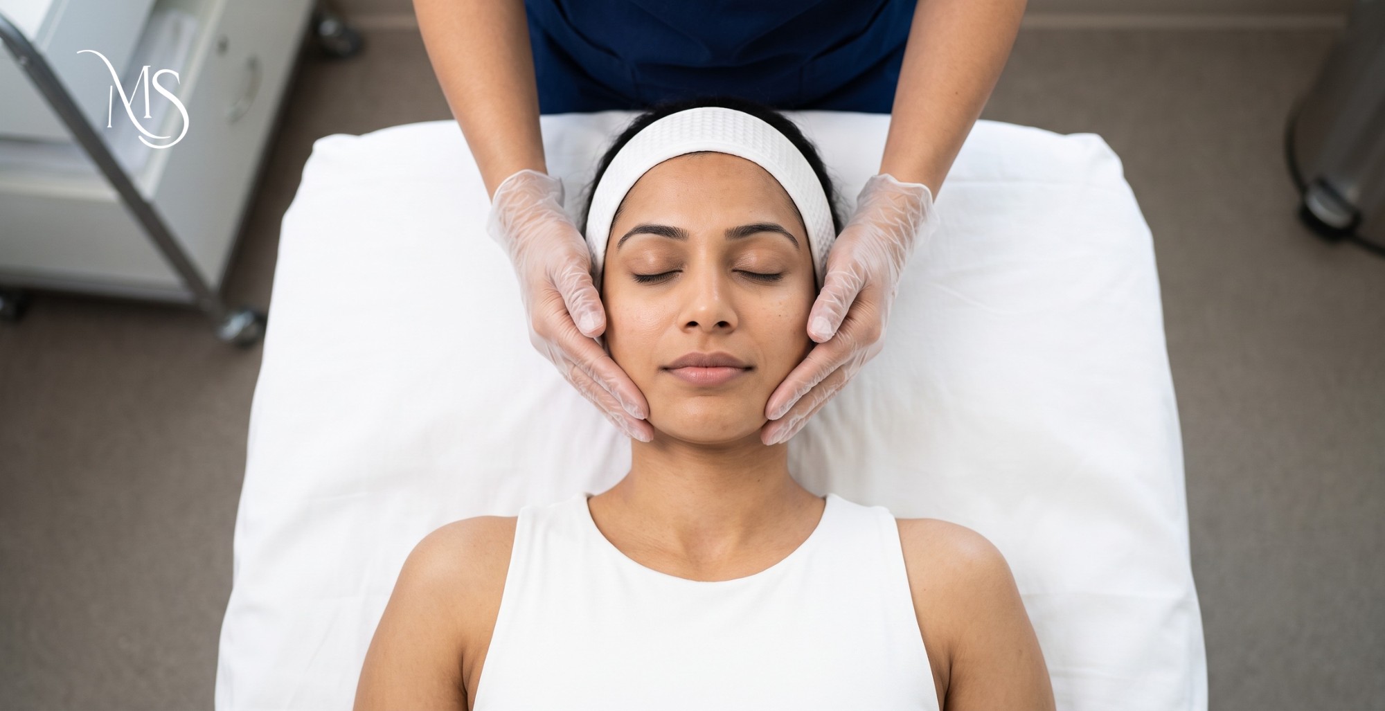 Bridal facial treatment at MS Hair & Skin Care, Green Park Delhi