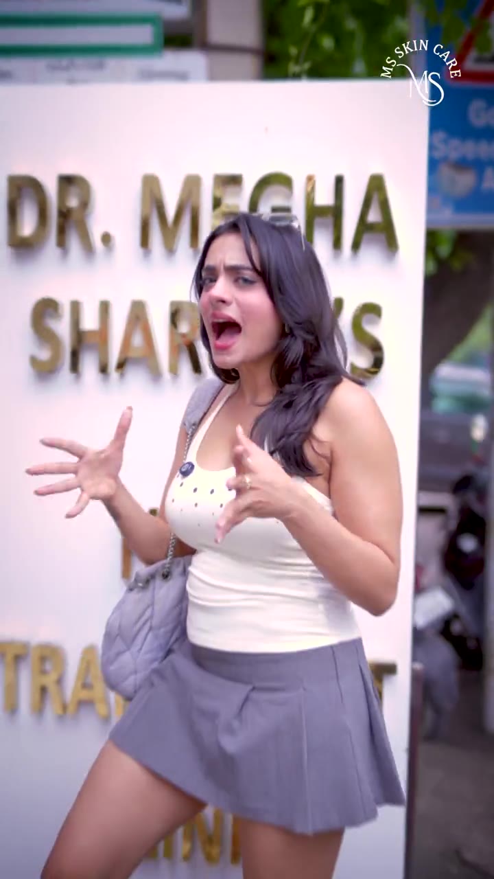 Dr. Megha Sharma outside MS SKIN & HAIR CLINIC, Green Park, Delhi
